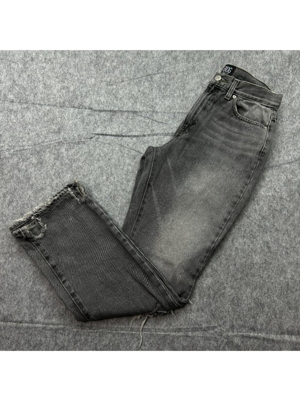 BDG Boot Cut Jeans Women's Size 28 High Waist Gray Distressed Denim
